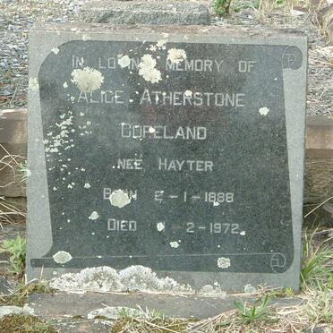 COPELAND Alice Atherstone nee HAYTER 1888-1972