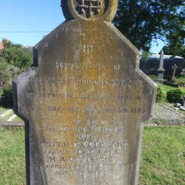 COPELAND Thomas Harrison 1831-1893 :: COPELAND Edith E.