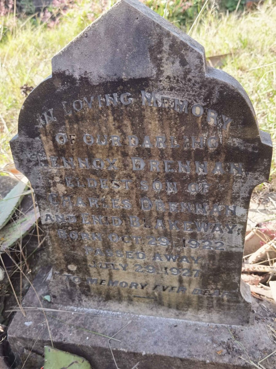 DRENNAN Lennox 1922-1927