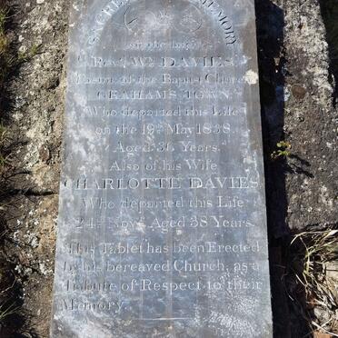 DAVIES Wm. -1838 &amp; Charlotte