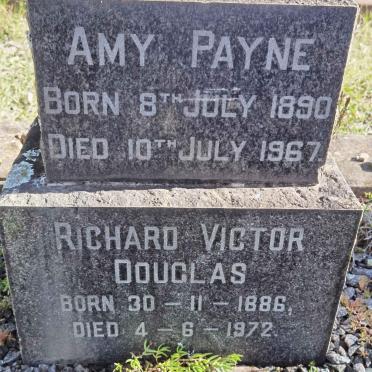 DOUGLAS Richard Victor 1886-1972 :: PAYNE Amy 1890-1967