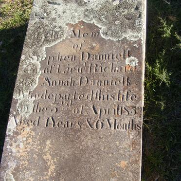 DANNIELL Stephen -1832