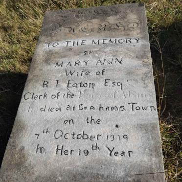 EATON Mary Ann -1919