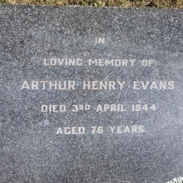 EVANS Arthur Henry -1944