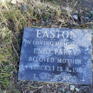 EASTON Enid Parry nee DICKS 1907-1993