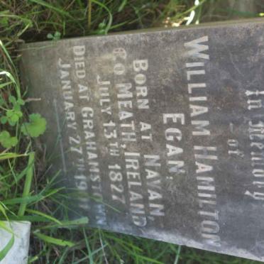 EGAN William Hamilton 1827-1901
