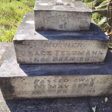 FELDMANN Grace nee BEAMISH -1938