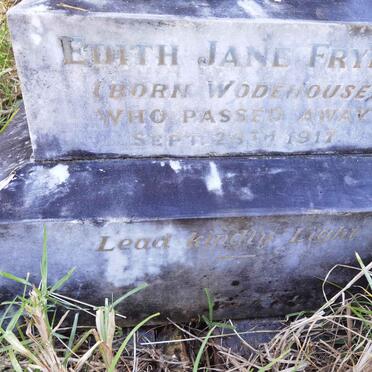 FRYER Edith Jane nee WODEHOUSE -1917