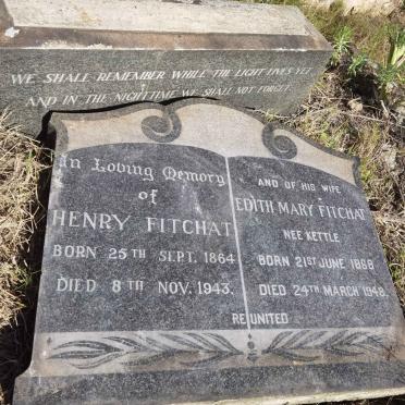 FITCHAT Henry 1864-1943 &amp; Edith Mary KETTLE 1868-1948