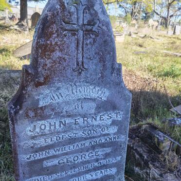 GEORGE John Ernest -1873