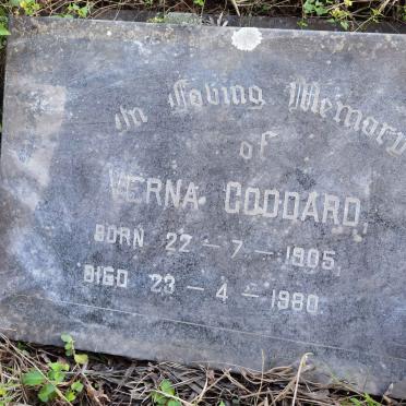 GODDARD Verna 1905-1980
