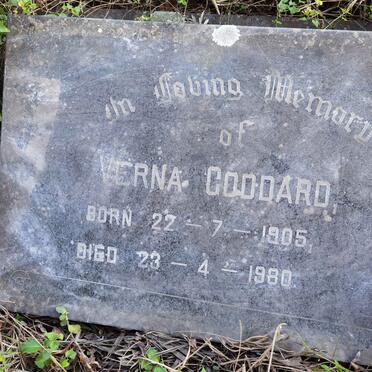 GODDARD Verna 1905-1980
