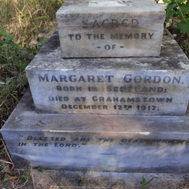 GORDON Margaret -1917