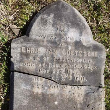 GOETZSCHE Christian 1862-1901