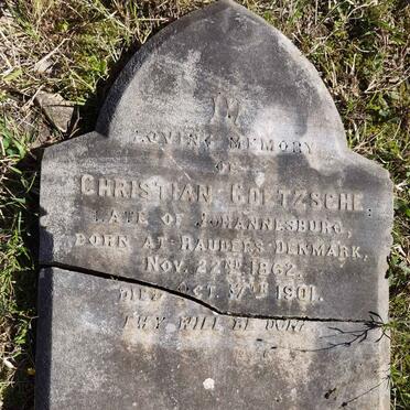 GOETZSCHE Christian 1862-1901