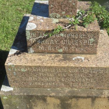 GILLESPIE Murray 1870-1895