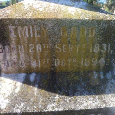 GADD Joseph 1835-1894 &amp; Emily 1831-1894