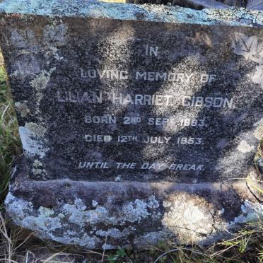 GIBSON Lilian Harriet 1883-1953