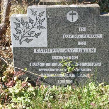 GREEN Kathleen May née YOUNG 1915-1979