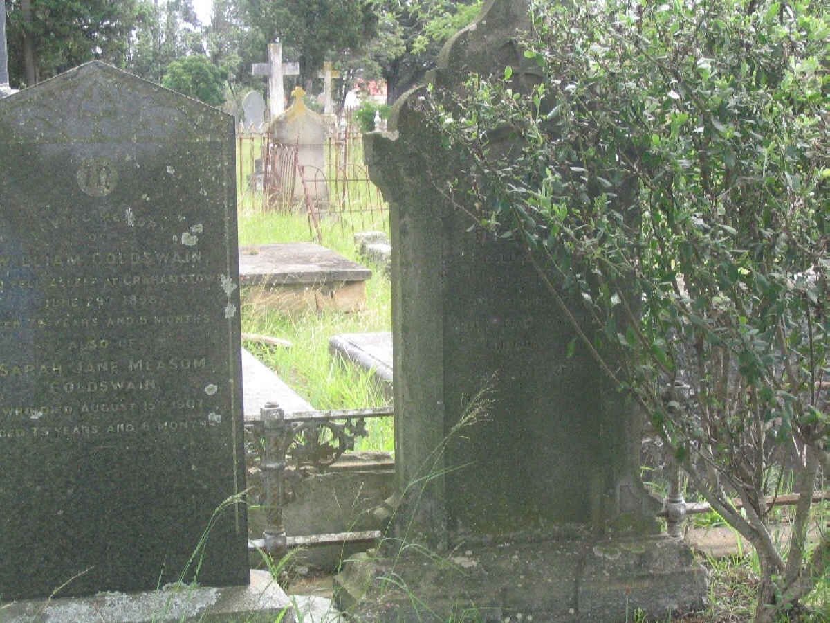 GOLDSWAIN William  -1898 &amp; Sarah Jane MEASON  -1907