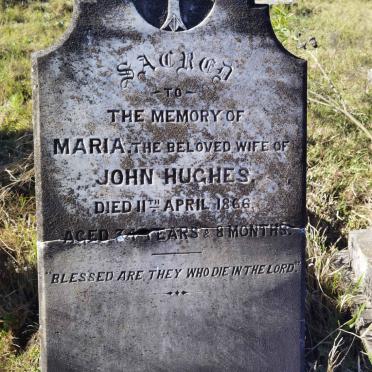 HUGHES Maria -1866