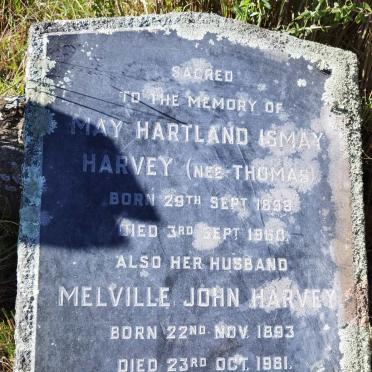 HARVEY Melville John 1893-1961 &amp; May Hartland Ismay THOMAS 1899-1960