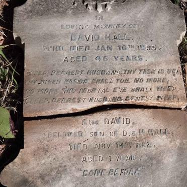 HALL David -1895 :: HALL David -1892