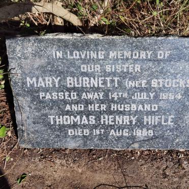HIFLE Thomas Henry -1958 &amp; Mary Burnett STOCKS -1954