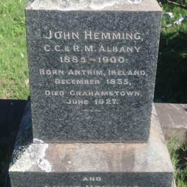 HEMMING John 1835-1927 &amp; Annie -1933