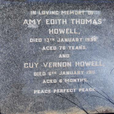 HOWELL Amy Edith Thomas -1955 :: HOWELL Guy Vernon -1911