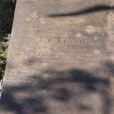 KENYON A.P. -1854