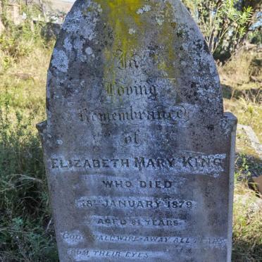 KING Elizabeth Mary -1879