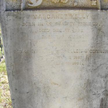 KELLY Margaret 1785-1892 :: O'CONNOR John 1881-1881 _2 
