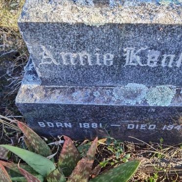 KENT Annie 1881-1947