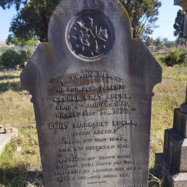 LOCKE George Gray 1840-1908 &amp; Emily Margaret GREEN 1846-1910