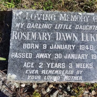 LUKE Rosemary Dawn 1948-1950