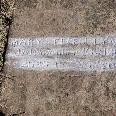 LYNCH Mary Ellen -186?