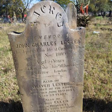 LESTER John Charles -1860 :: LESTER Oliver -1892 &amp; Ellen MIDGLEY -1906