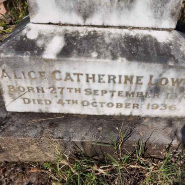 LOWRY Alice Catherine 187?-1936