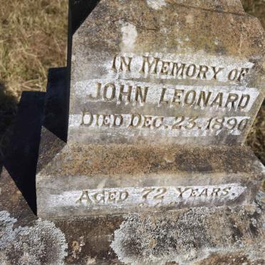 LEONARD John -1890 & Mary -1893 _1