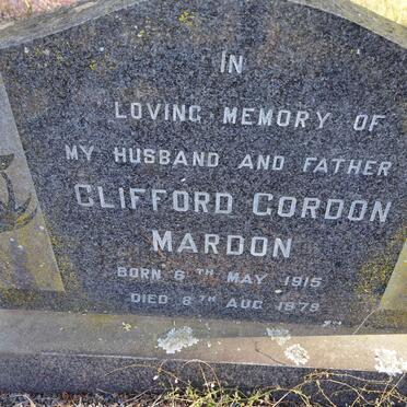 MARDON Clifford Gordon 1915-1979