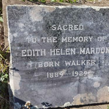 MARDON Edith Helen nee WALKER 1889-1929