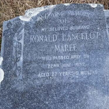 MAREE Ronald Lancelot -1952
