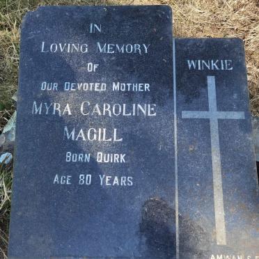 MAGILL Myra Caroline nee QUIRK