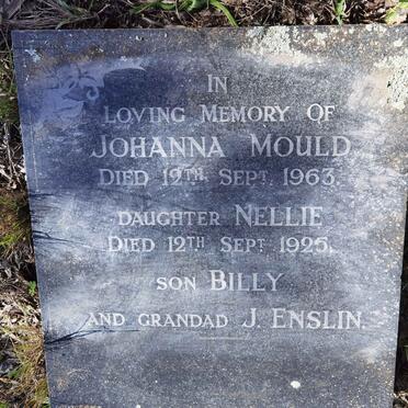 MOULD Johanna -1963 :: MOULD Nellie -1925 :: MOULD Billy :: ENSLIN J.