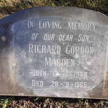 MARDEN Richard Gordon 1946-1965