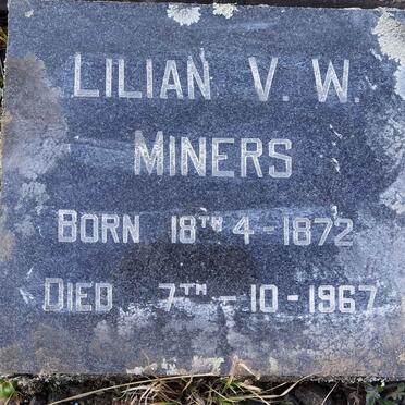 MINERS Lilian V.W. 1872-1967