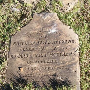 MATTHEWS Edith Sarah