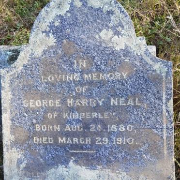 NEAL George Harry 1880-1910