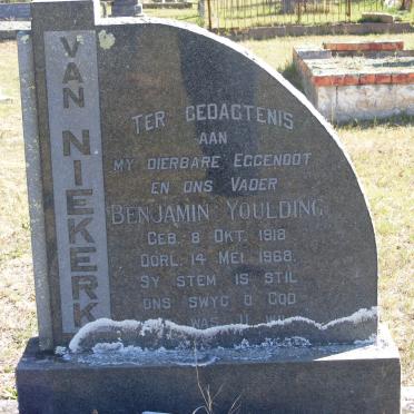 NIEKERK Benjamin Youlding, van 1918-1968